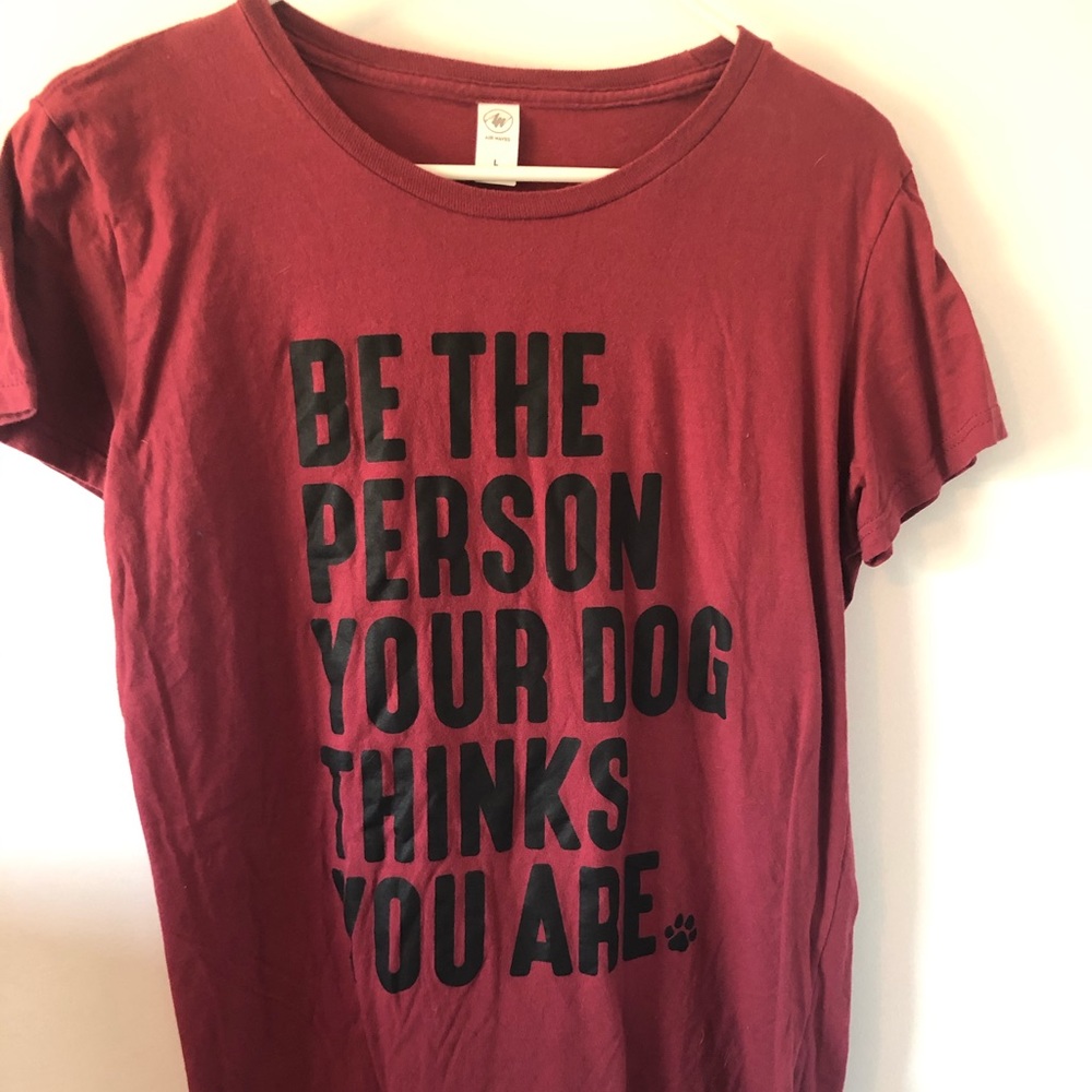 Maroon T shirt